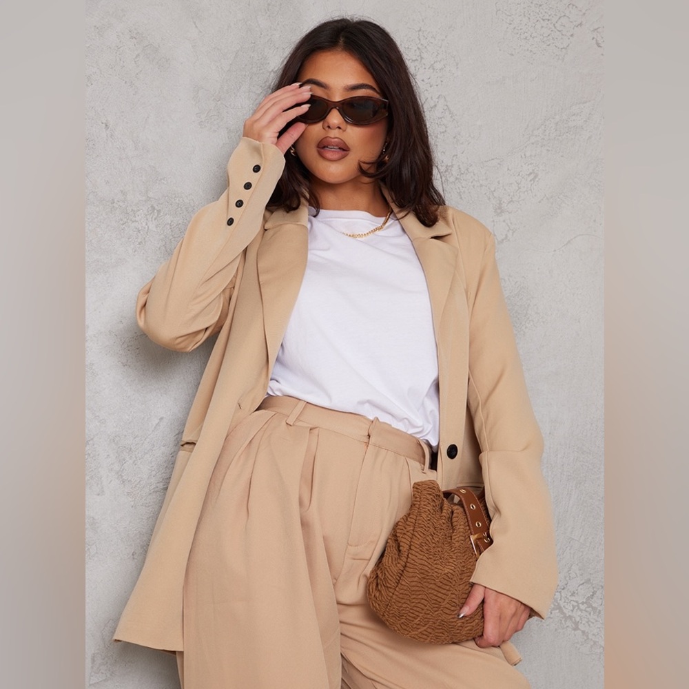 NWT PrettyLittleThing Oversized Dad Blazer